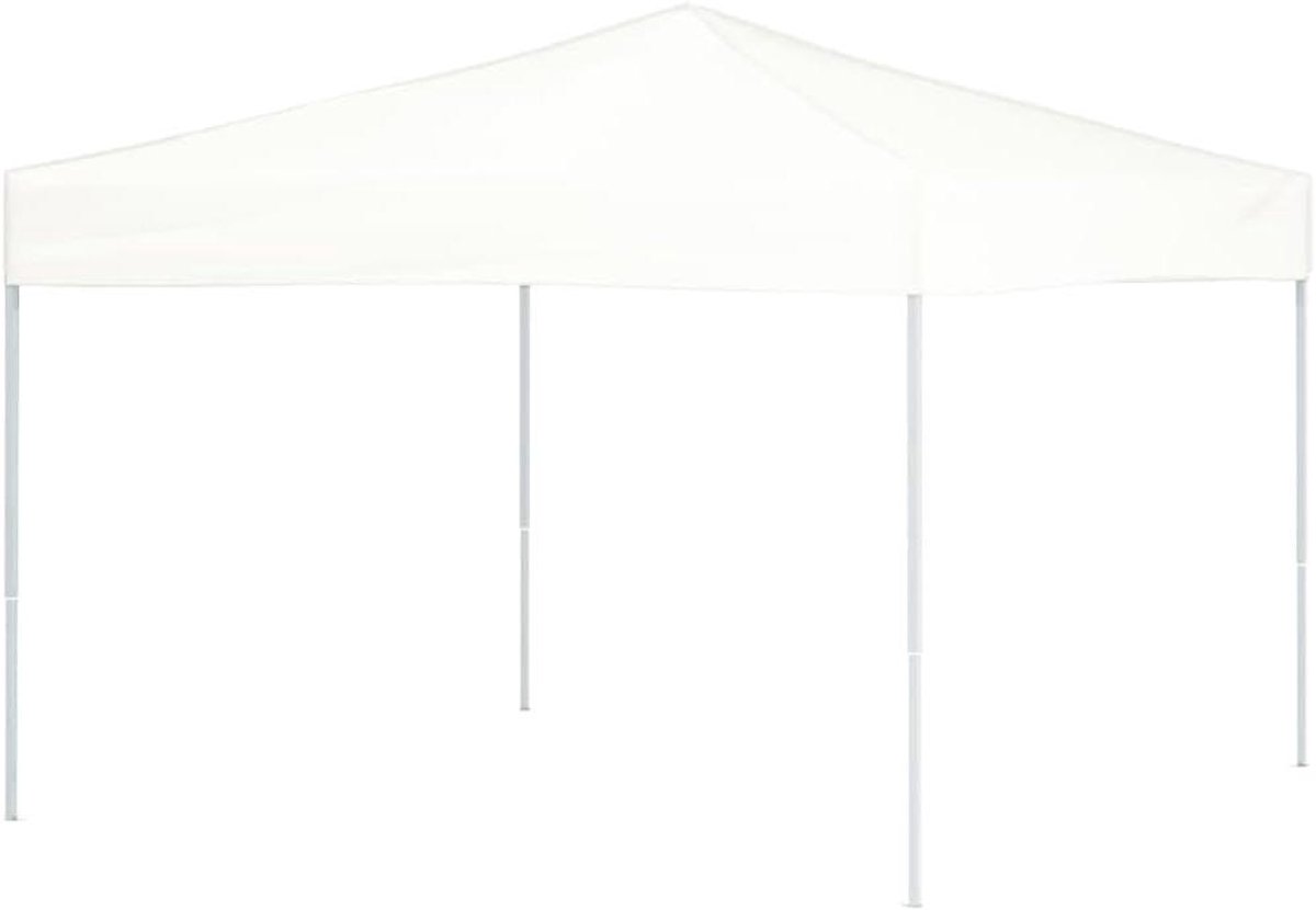 Opvouwbaar Paviljoen - Partytent Tuintent - Outdoor Feesten - UV-bestendig Dak - 3 x 3 m - Wit