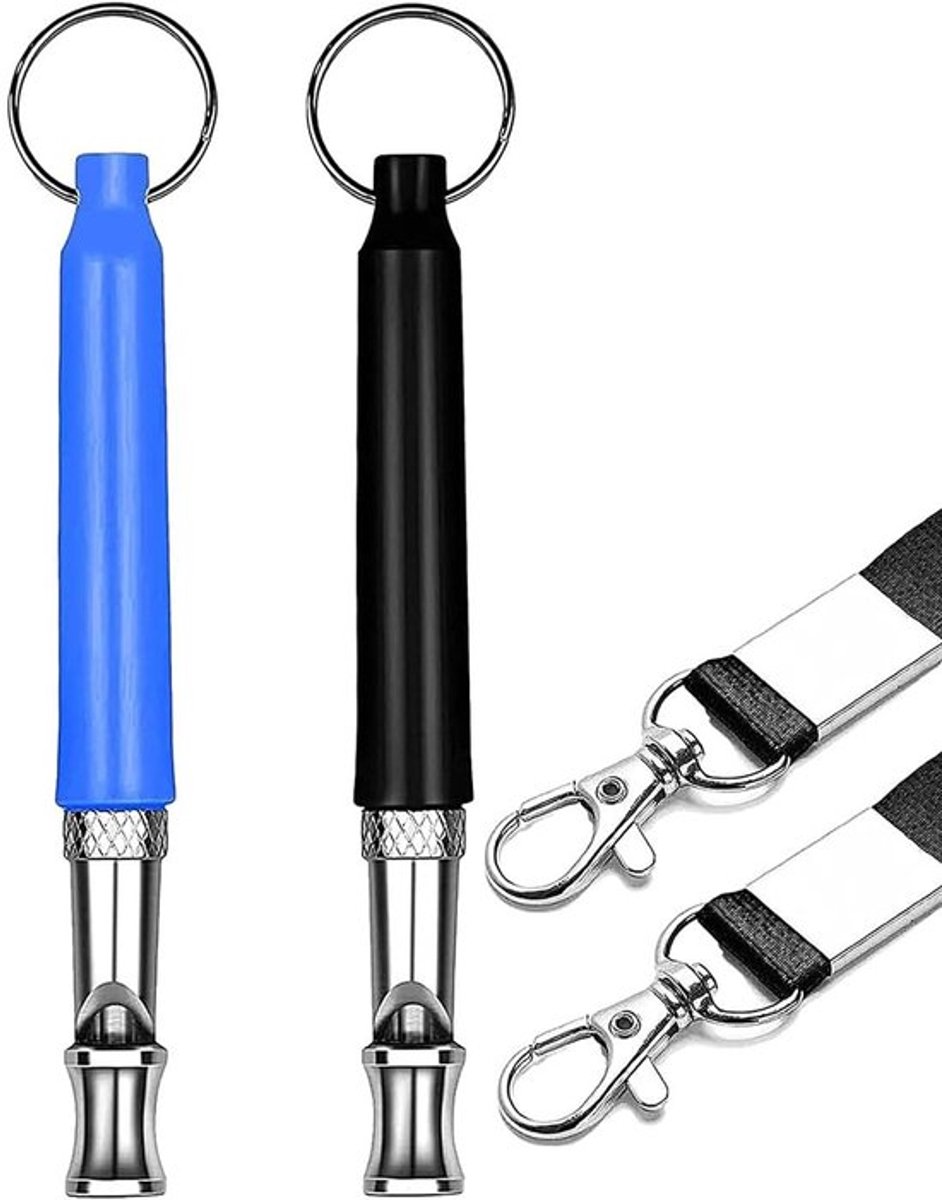 Hondenfluitje - 2 stuks Hondfluit - Ultrasone Fluit voor Honden - Compact en Draagbaar - Hondentraining - Geschikt voor Alle Rassen