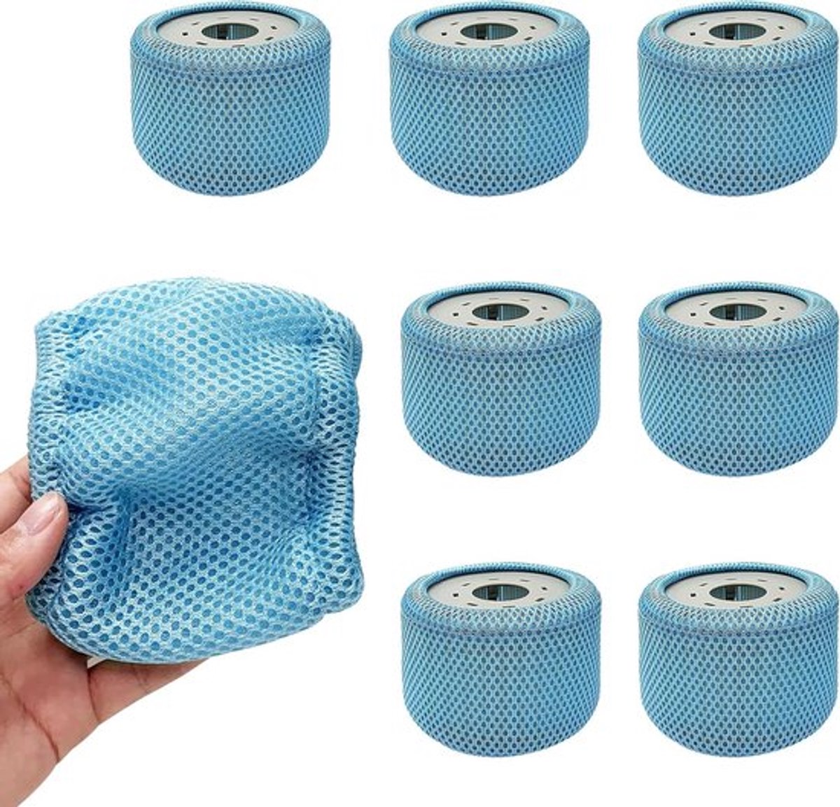 Beschermnetten voor zwembad en spa met 90 reservefilters