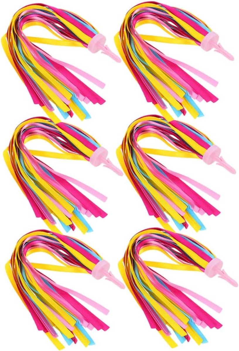 Kinderfietsslingers - Stuurslingers Lintjes - Fietsdecoratie - Snelle Installatie - 29 cm - Multicolor