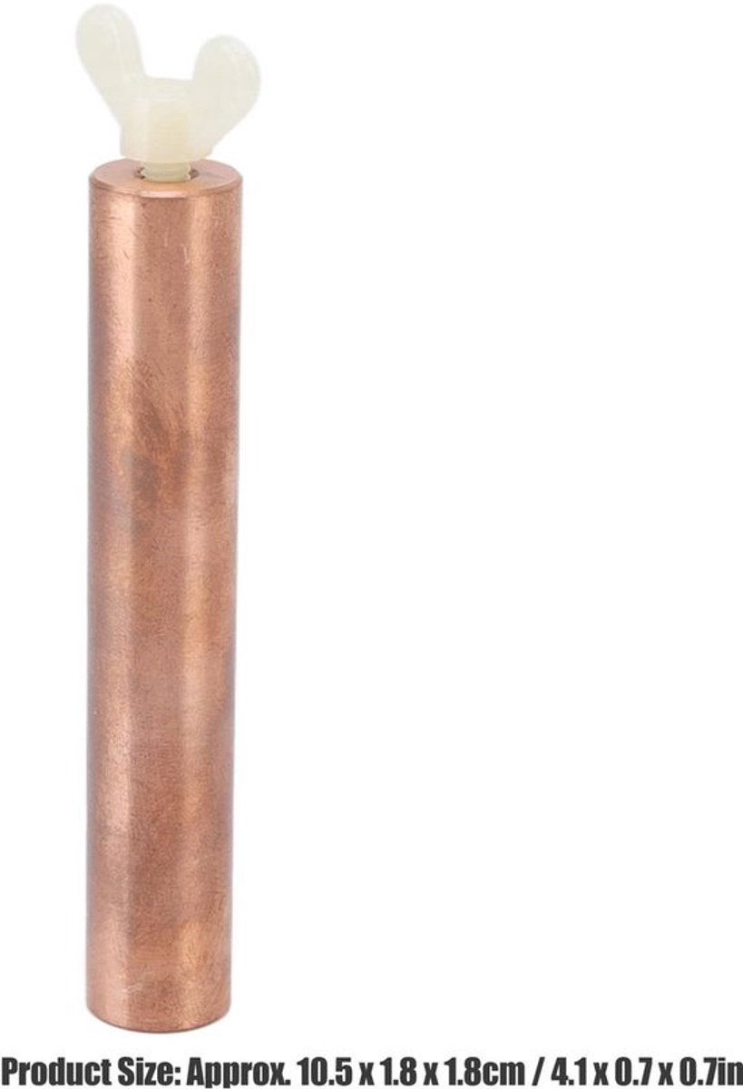 Koperanode Hoog Rendement - Zonne-energie - Ionisator - Vermindert Irritatie - Reinigt Zwembad - 10,5 x 1,8 x 1,8 cm - Zonne-energie Anode