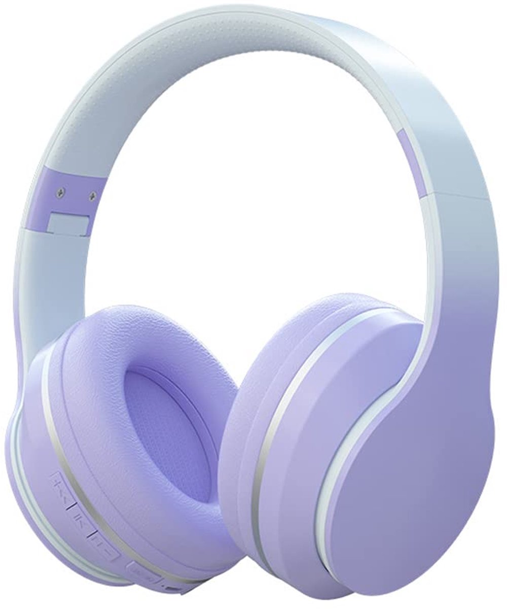 SnelShoppen - Bluetooth over-ear Kinderhoofdtelefoon met Microfoon - Draadloze, Opvouwbare & Instelbare Hoofdtelefoon voor Jongens, Meisjes en Volwass