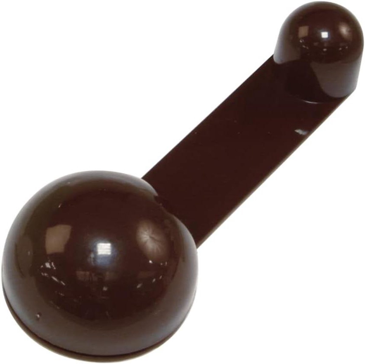Zelfklevende Deurstopper - Deurdemper Vloer - Schade Voorkomen - Magnetische Bevestiging - 40 x 27 x 108 mm - Bruin