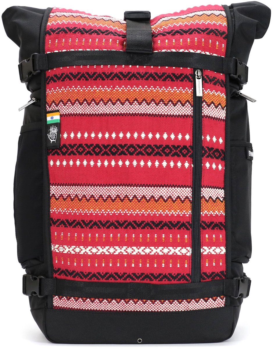 Ethnotek Raja 46 Liter Rolltop Rugzak / Backpack - Geschikt voor 15-17 inch laptops - Reistas / Handbagage
