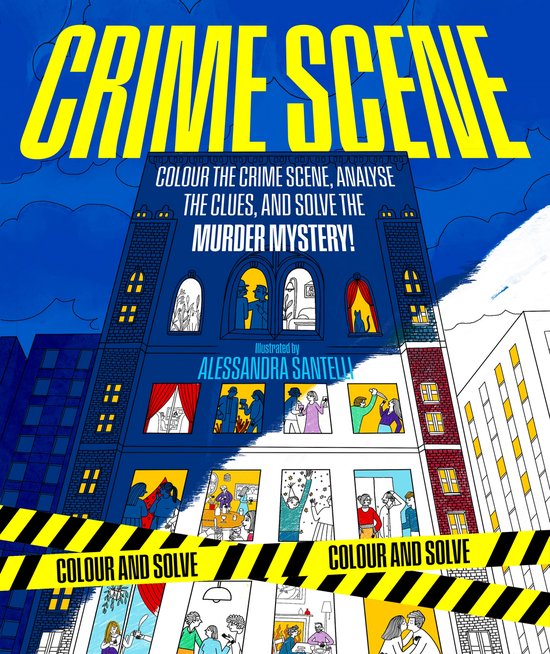 Colour and Solve1- Crime Scene - cover