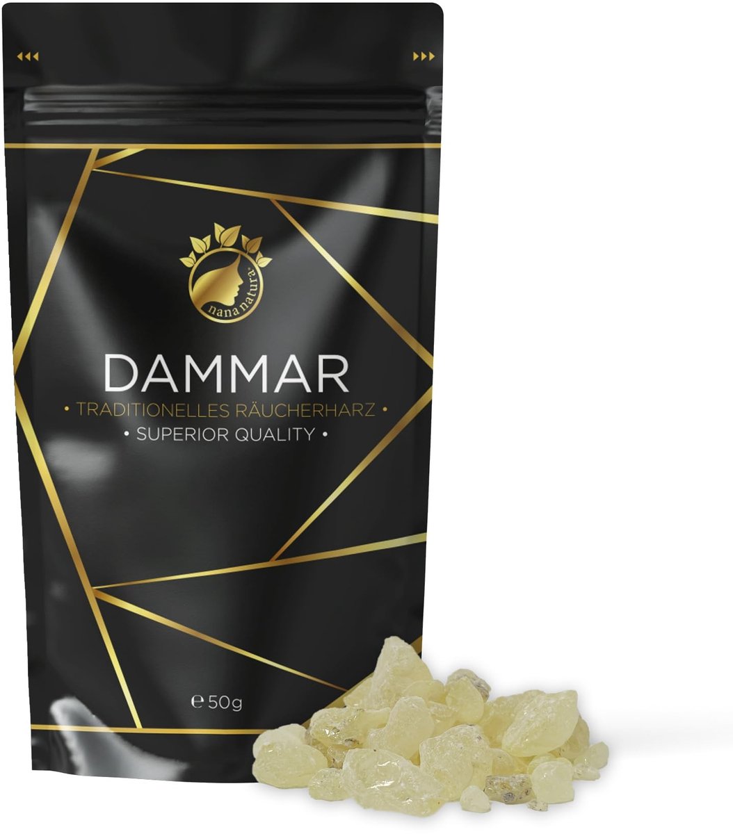 Dailygoods- Dammar Rookhars 50 g - Natuurzuiver - Lichtgewicht - Aromatisch - Spiritueel - Voor Roken en Meditatie