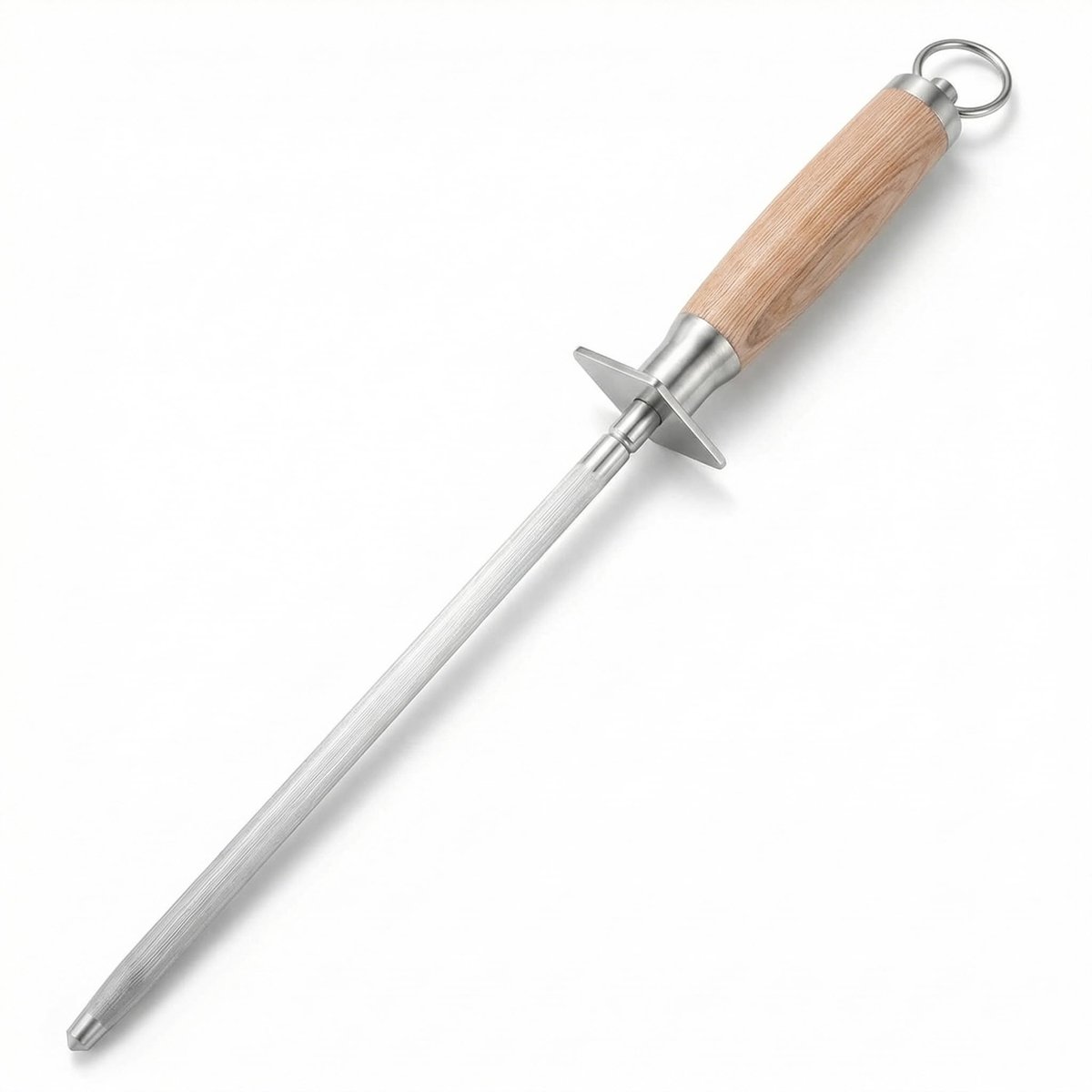 Dailygoods - Messenslijper - 39cm Carbon Staal Slijpstaaf met Handgreep