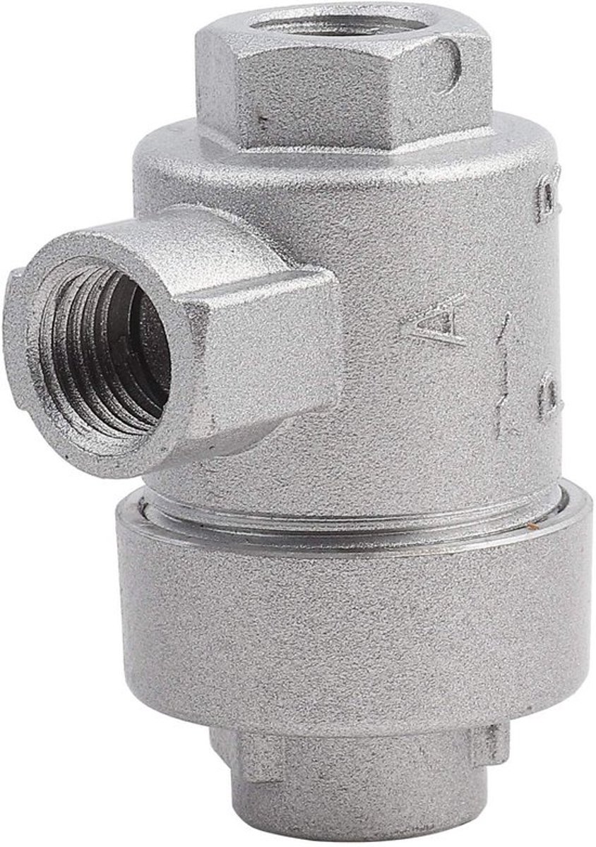 Snelle ontlastingsventiel - aluminium luchtventiel voor snelle luchtontlasting - 1/4 inch aansluiting - efficiënt luchtontlastingssysteem