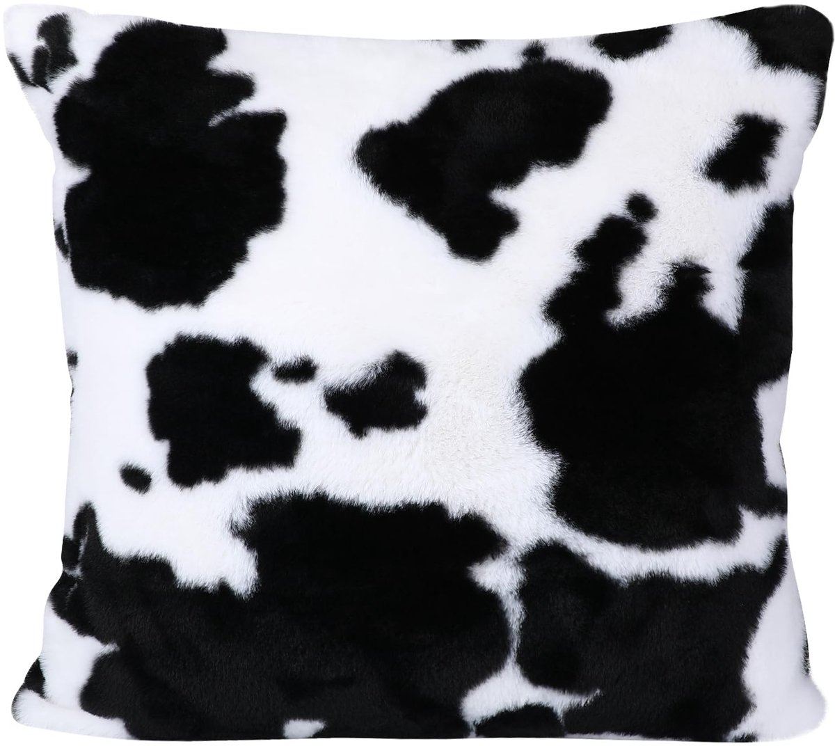 Dailygoods - Gezellig Koe Patroon Kussen met Fleece Kussensloop voor Huisdecoratie