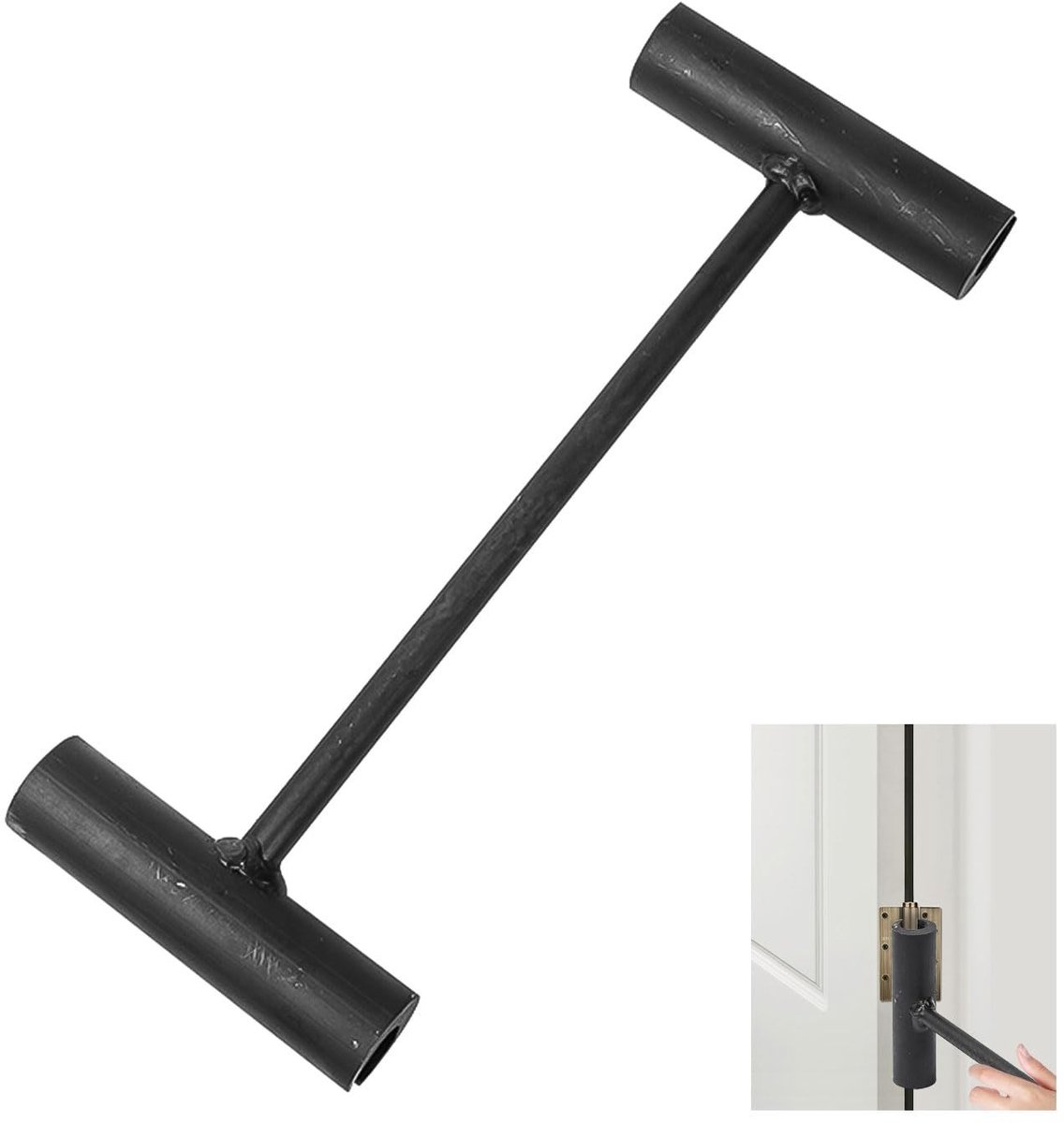 Dailygoods - Deurscharnier Instelling Tool, Zwart, Gemakkelijk te Gebruiken