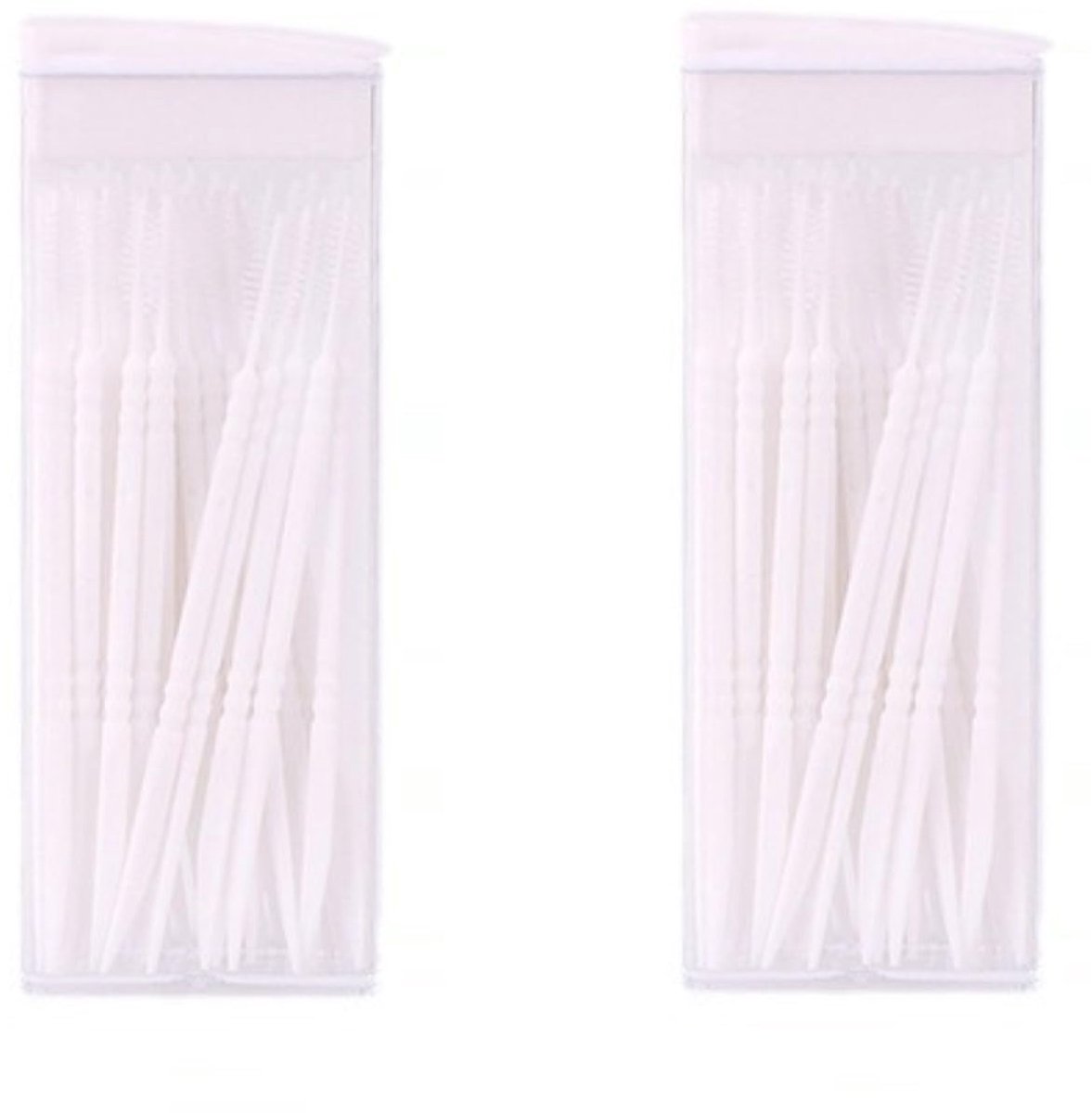 Dailygoods - Dubbelzijdige Plastic Tandenstokers - 120 Stuks Tandenstoker Borstels