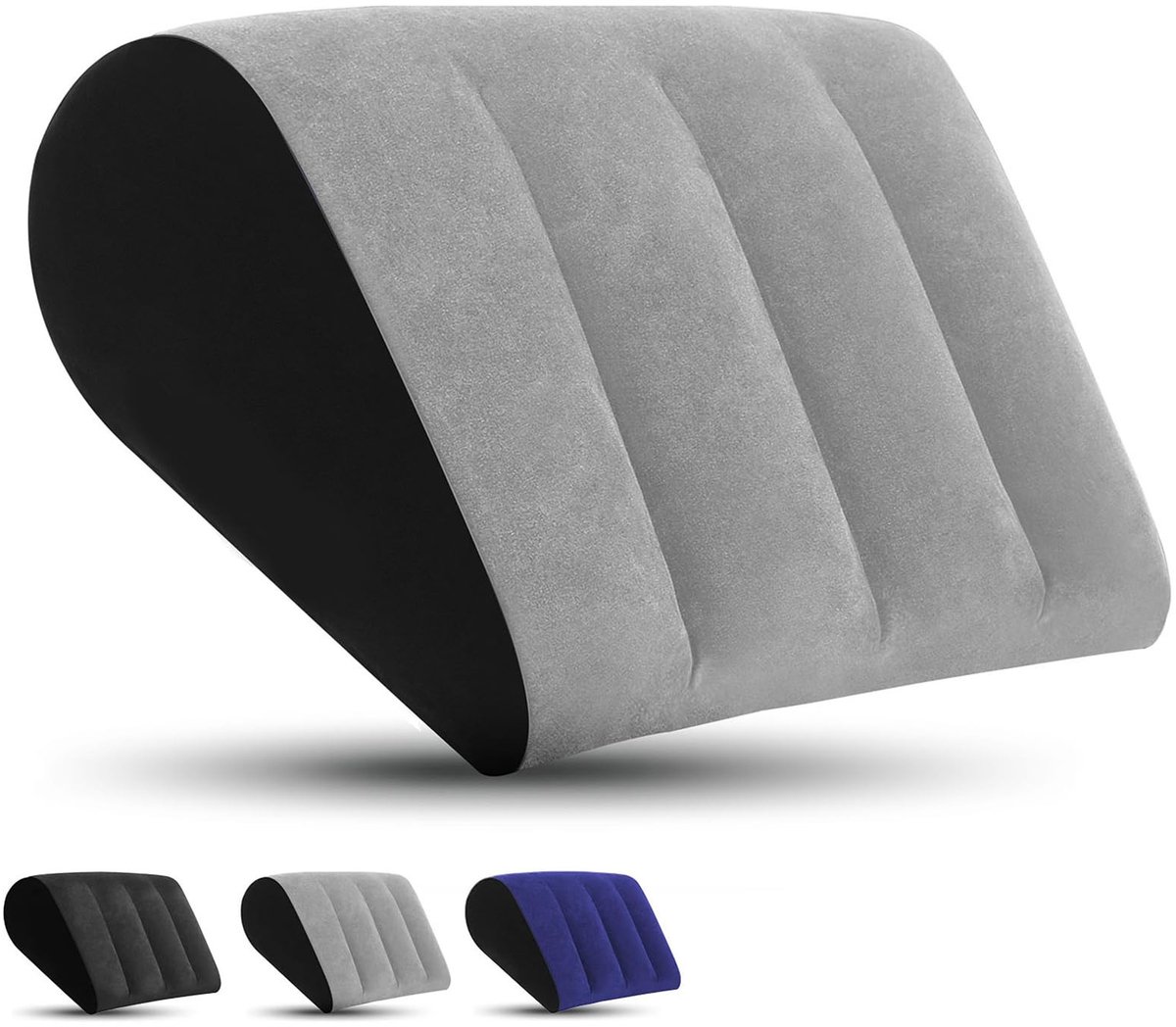 Dailygoods - Opblaasbaar Wedge Kussen voor Slaap, Reflux en Snurken - Ergonomisch Steun Kussen