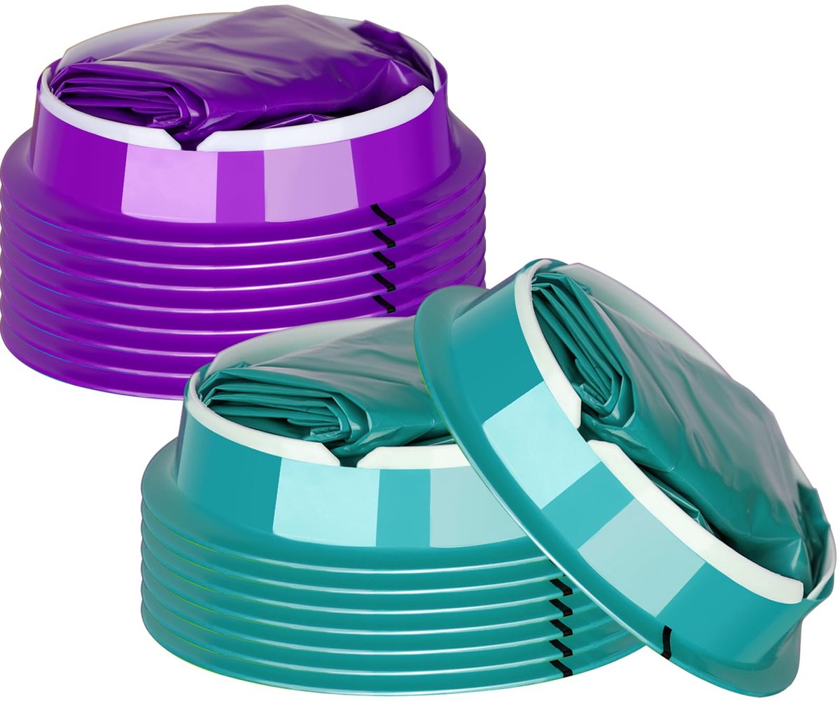 Dailygoods- Braakzakjes 16 stuks - Draagbare Spuugzakjes - Lekvrij - Emesiszakken - Voor Reis/Autoziekte - Grote Inhoud 1000ml