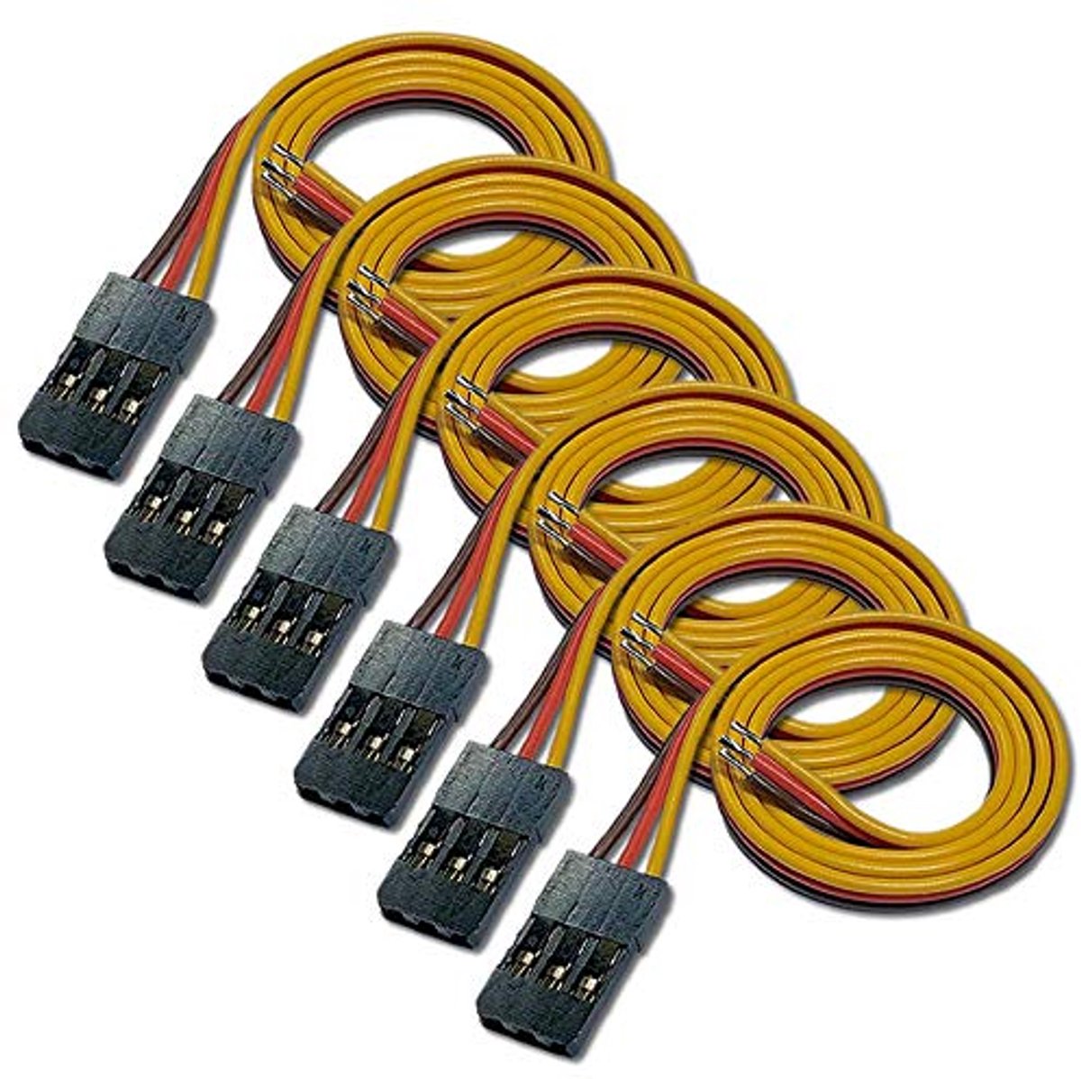 Dailygoods - 10 Stuks Premium JR Servokabel 30 cm - 26AWG 3PIN