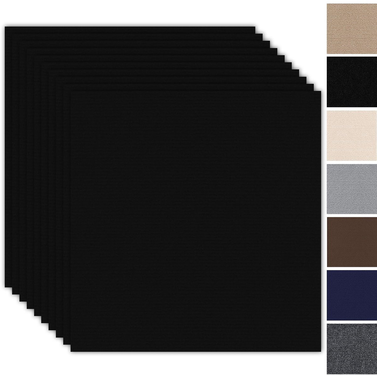 Dailygoods- Tapijttegels 30 x 30 cm - 10 Stuks - Zelfklevend - Vochtbestendig - Duurzaam Tapijt - Vloerbedekking voor Woning/Kantoor