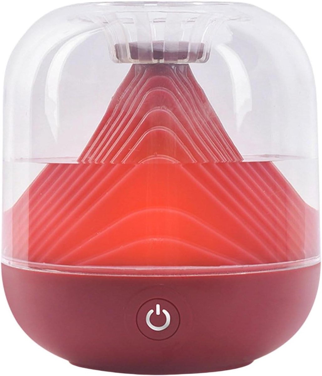 Luchtbevochtiger Slaapkamer - Vernevelaar Aroma Diffuser - Verbeteren Luchtkwaliteit - Stil Werkend Nachtlampje - 700ml - Wit
