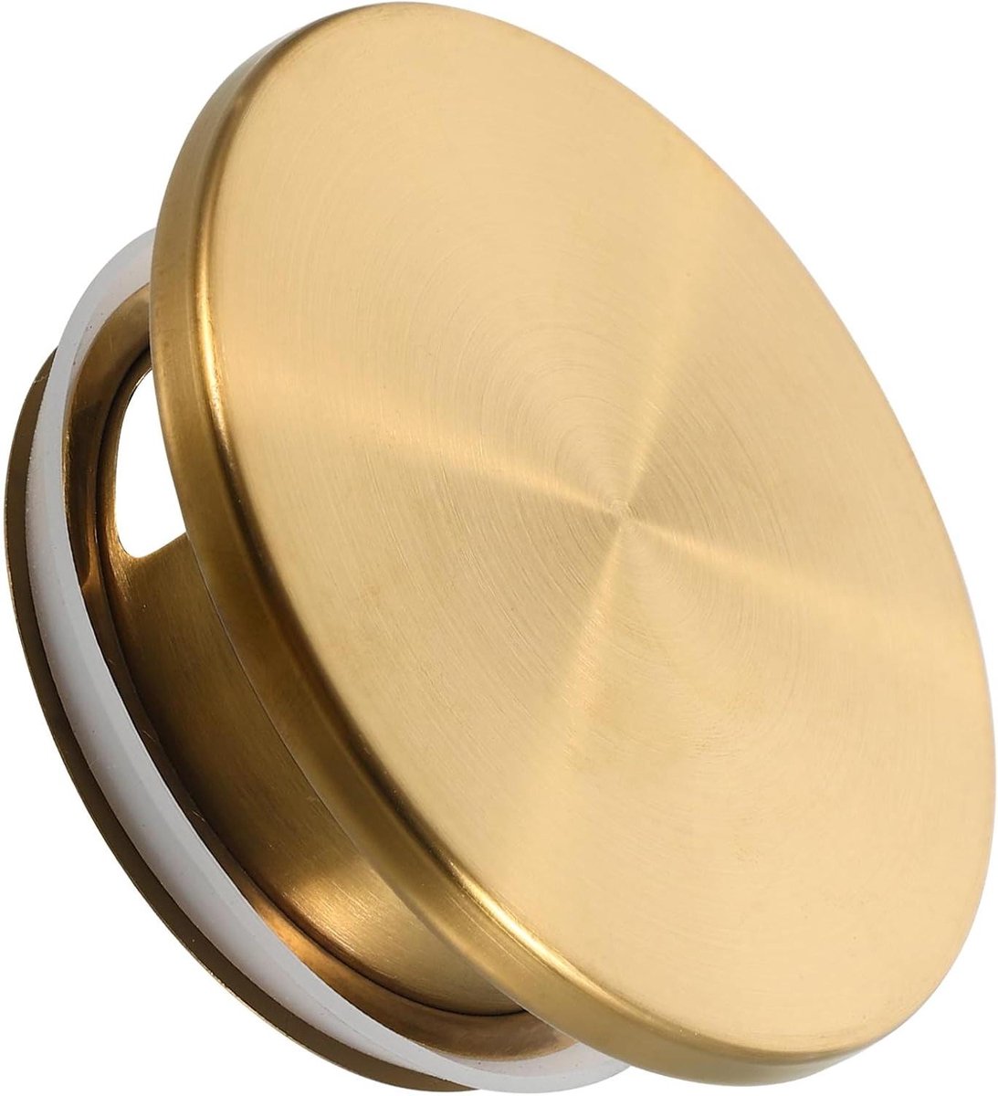 Rvs Waterkan Vervanging - Deksel Waterkan - Huishoudelijk Gebruik - Lekvrije Afdichting - 9.1x9.1x2.8 cm - Goud