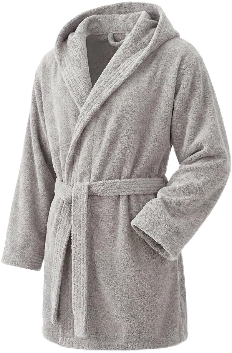 SnelShoppen - Top Towel Elegante Badjas Dames en Heren, 100% Katoen, 500 g/m², Zacht en Absorberend, Met of Zonder Capuchon, Perfect voor Douche, Spa