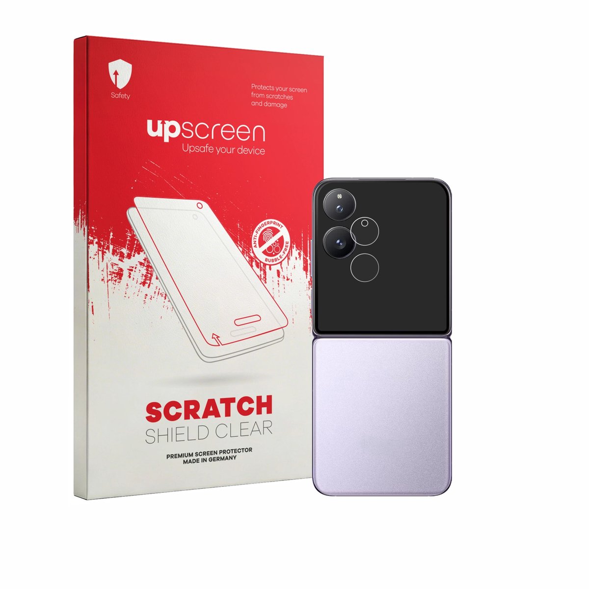 upscreen - Screenprotector voor Xiaomi MIX Flip (ALLEEN Camera) - Folie Beschermfolie transparant