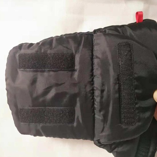 Kinderwagen Wanten - Handmof Kinderwagen - Handen Warm Houden - Extra Dik Fleece - 20 x 25 cm - Zwart — afbeelding 2