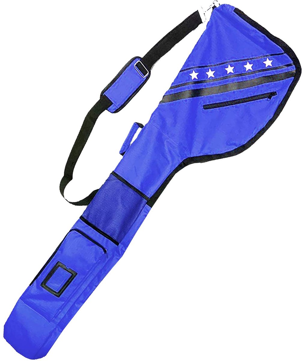 SnelShoppen - Golf Draagtas Lichtgewicht Schoudertas voor Mannen en Vrouwen - Waterdichte Golfclub Tas met Ritssluiting - 49 Inch Houdt tot 10 Clubs -