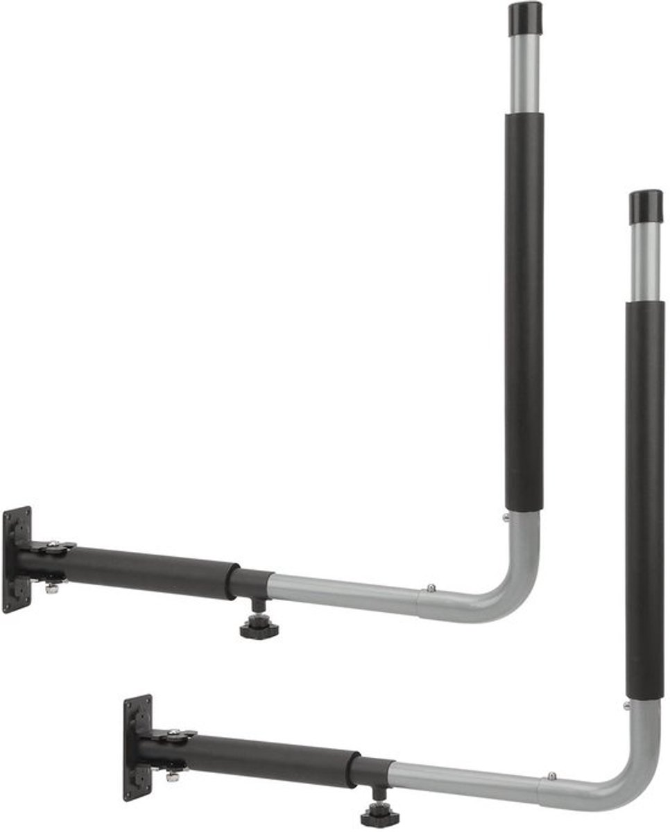 Wandmontagerek Opvouwbaar - Telescopisch - 50KG Laadvermogen - Aluminiumlegering - Ruimtebesparend - Geschikt voor Kajaks/Kano's - Opbergrek