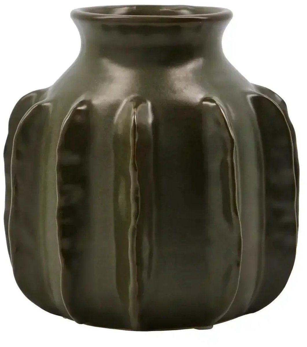 House Doctor Vaas Cactus Donkergroen Hoogte 15 cm [gid://shopify/Metaobject/303100625231]