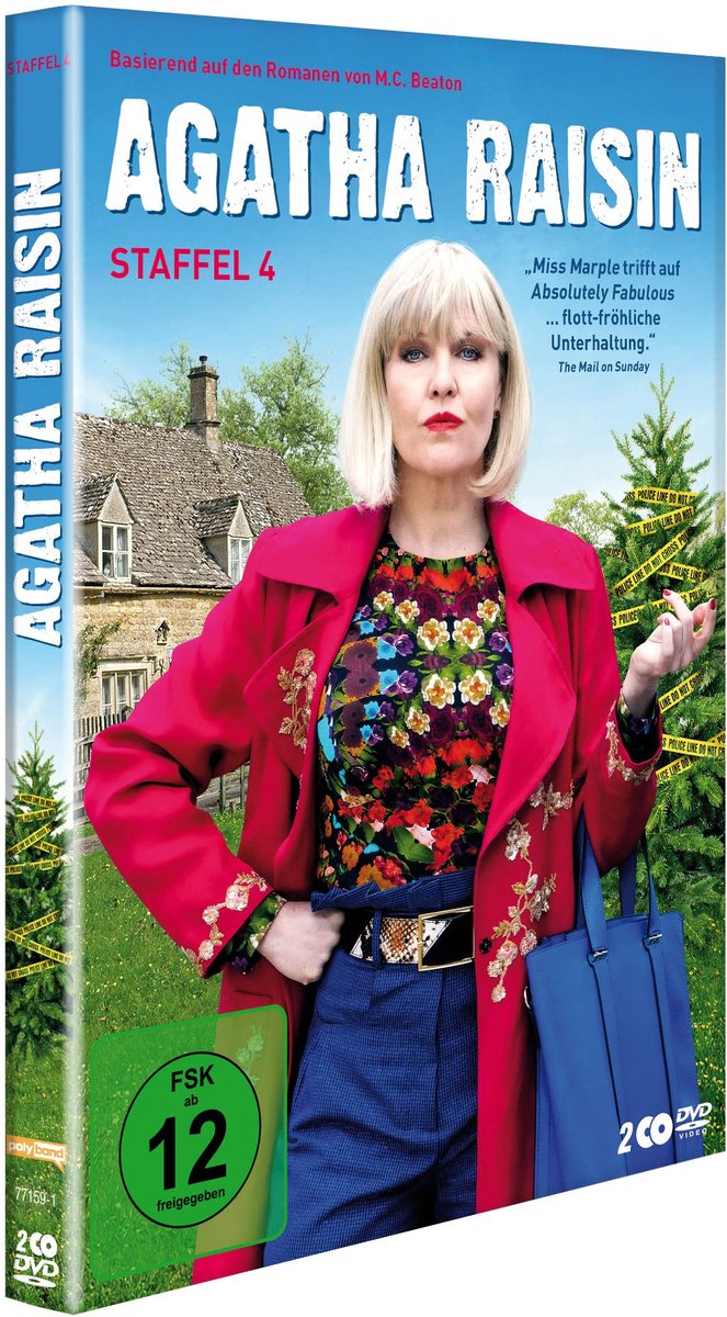SnelShoppen - Agatha Raisin: Staffel 04 - Spannende Mysterieserie, Detective, 4 Seizoenen, Verfrissende Verhaallijnen, Perfect voor Avondjes Thuis, Vo