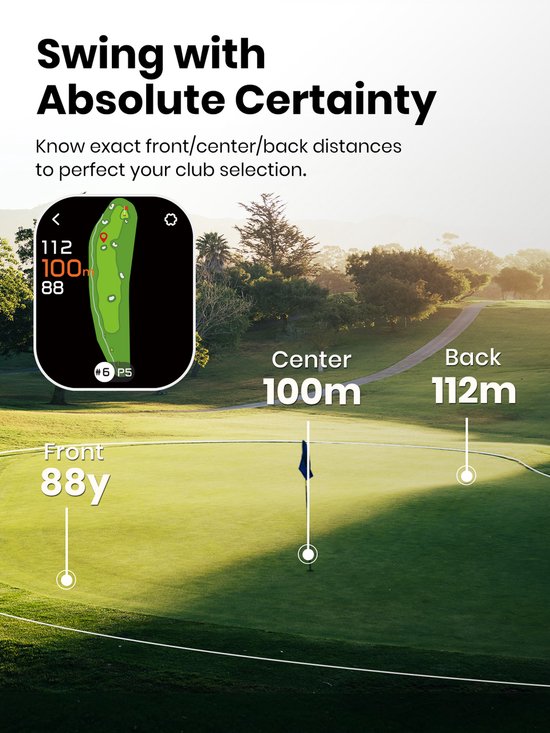 Mileseey GenePro G1 - Golf Rangefinder met GPS - 43.000+ Golfbanen van Mileseey — afbeelding 4