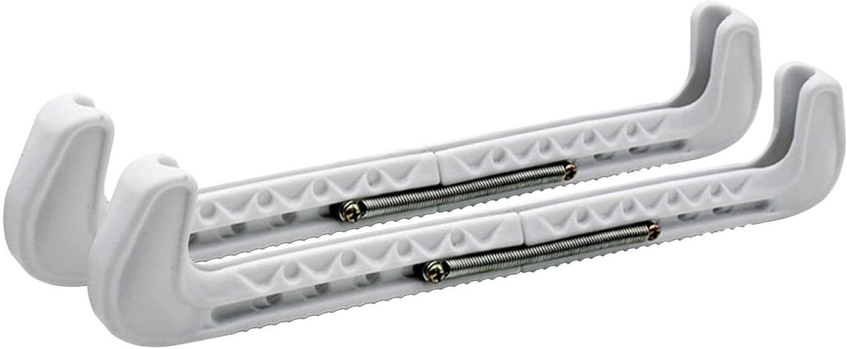Schaatsbeschermers - Schaatsriemen Skate Guards - Schaatsen Beschermen - Verstelbare Lengte - 317 cm - Wit