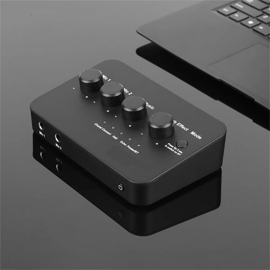 Draagbare Mixer - Luidsmachine - Muziek Maken - Bluetooth Connectiviteit - 17 cm Breed - Zwart — afbeelding 2