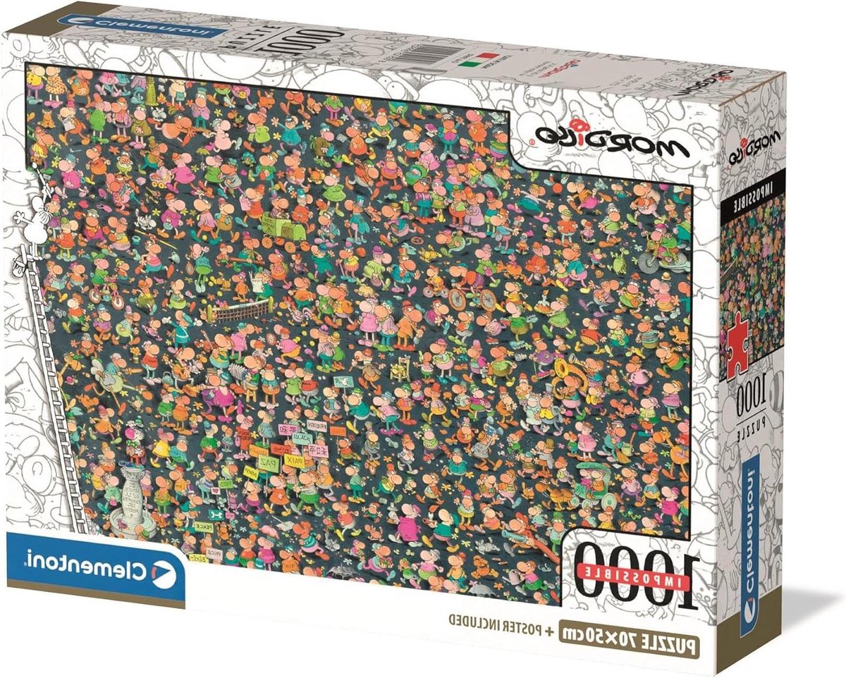 Legpuzzel 1000 Stukjes - Volwassen Puzzel Puzzelspel - Ontspanning Thuis - Gerecyclede Materialen Gemaakt - 70 x 50 cm - Multi
