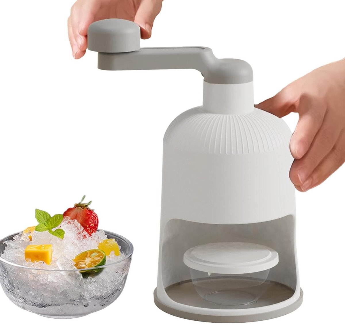 Crushed Ice Machine - Slush Machine IJsmaler - Zomerse Drankjes Maken - Handmatig Aangedreven