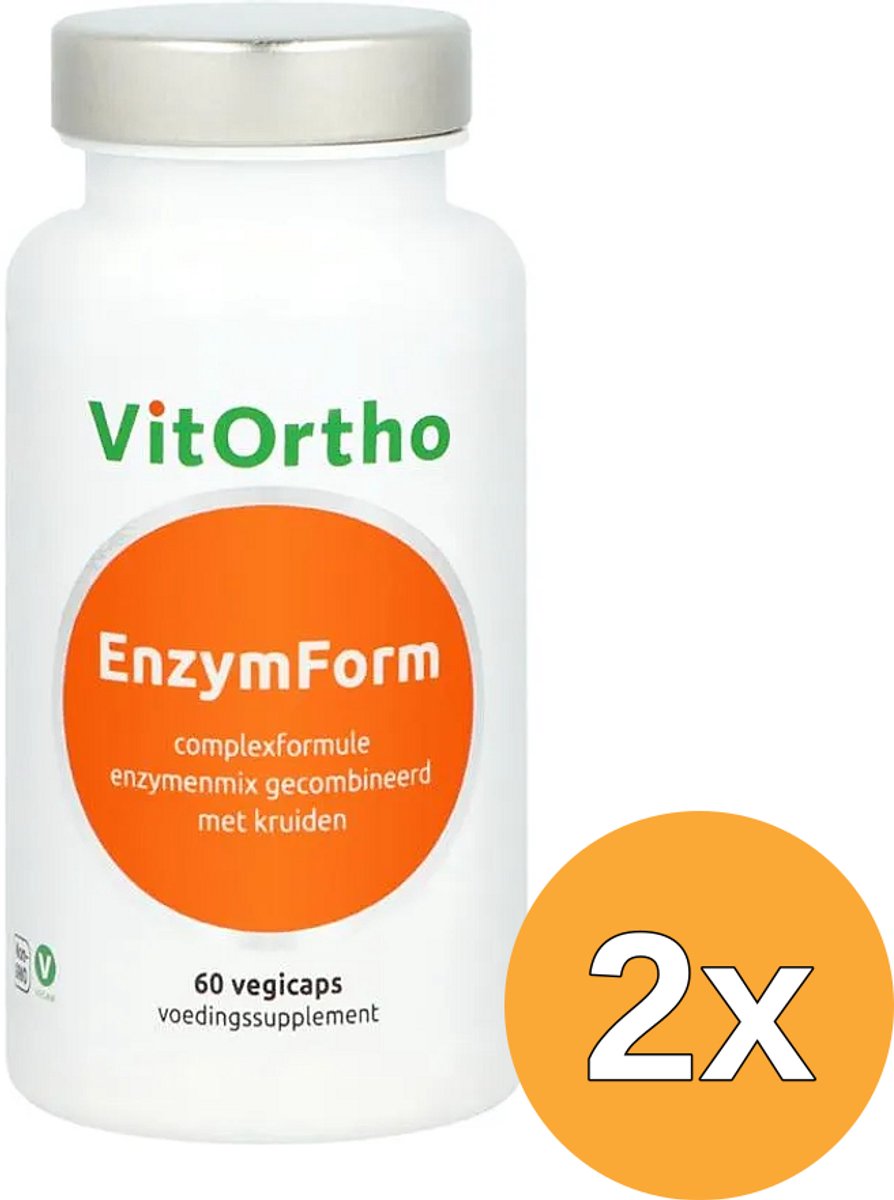 2x VitOrtho EnzymForm (60 vega capsules)