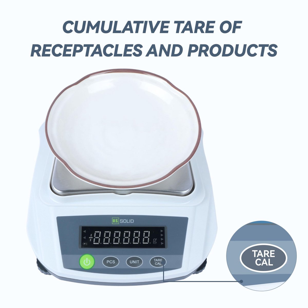 SnelShoppen - Precisieweegschaal 2000 g x 0,01 g, Digitale Laboratoriumweegschaal voor Keuken, Sieraden, Wetenschap, Analytische Weegschaal, Nauwkeuri