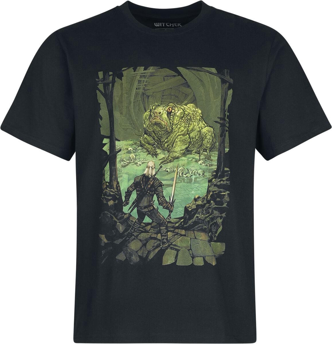The Witcher The Toad Prince Heren T-shirt - zwart - L