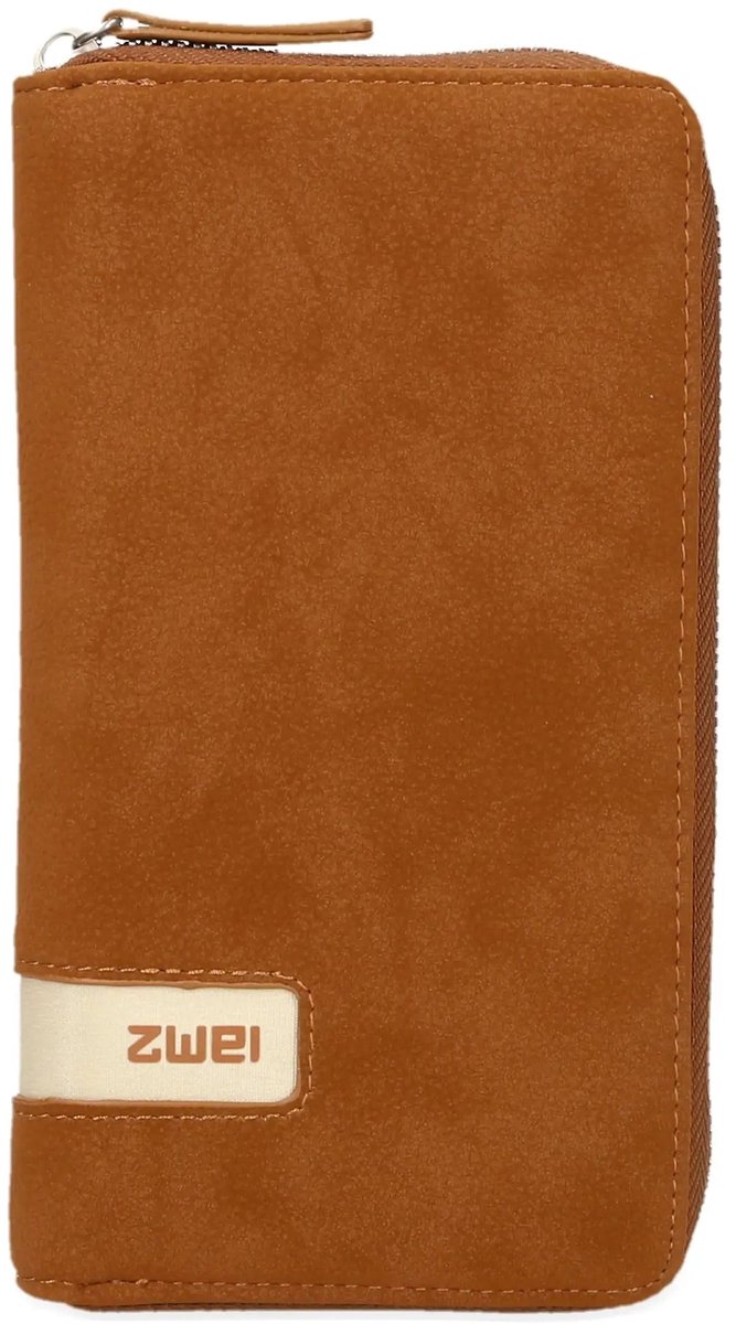 zwei portemonnee M.Wallet MW2 Nubuk - Cognac bruine