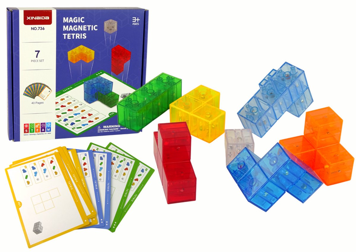 Magische magnetische kubus 7 elementen - UNI