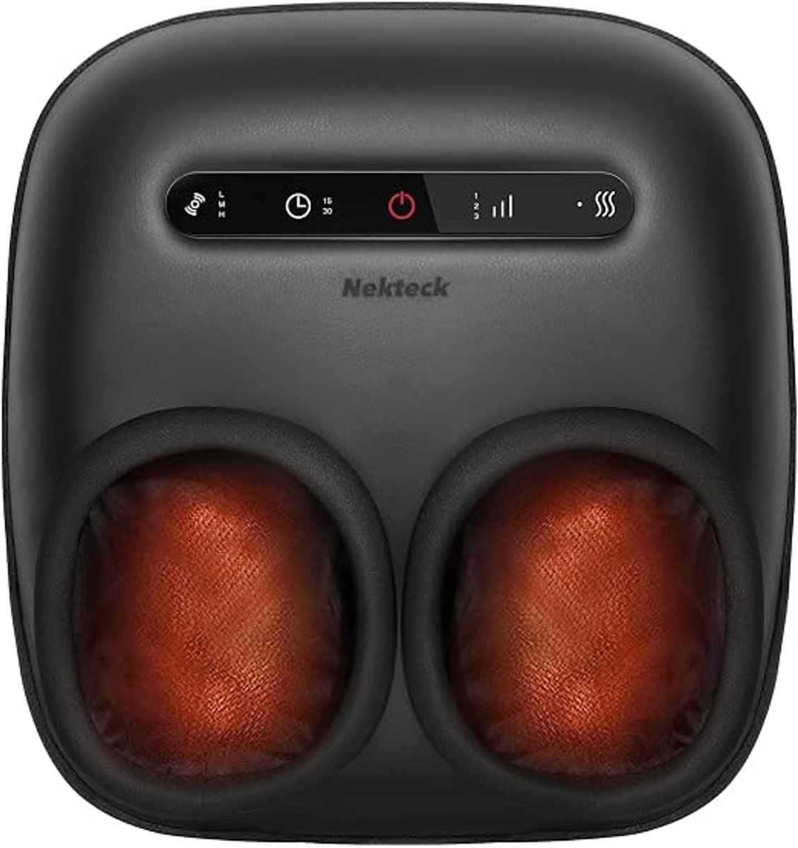 Voetmassageapparaat met Warmte – Shiatsu Massage – Luchtcompressie – Instelbare Intensiteit – Zwart