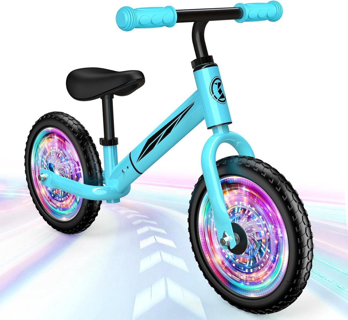 Kinderfiets Verlichte Wielen Loopfiets Kinderscooter Buiten Spelen Wielen Lichten Op 44 x 18 x 32 cm
