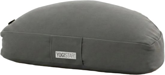 Meditatiekussen - halve maan graphite Meditatiekussen YOGISTAR van YOGISTAR — afbeelding 2
