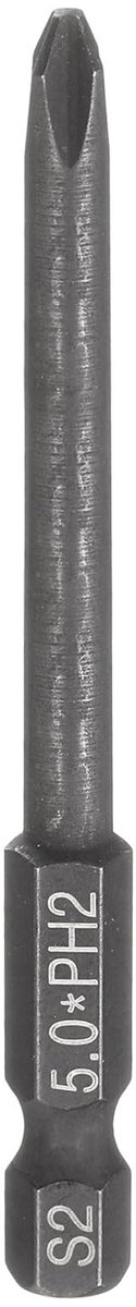 Schroevendraaierset met PH2 Bits en 1/4" Sechskantschacht