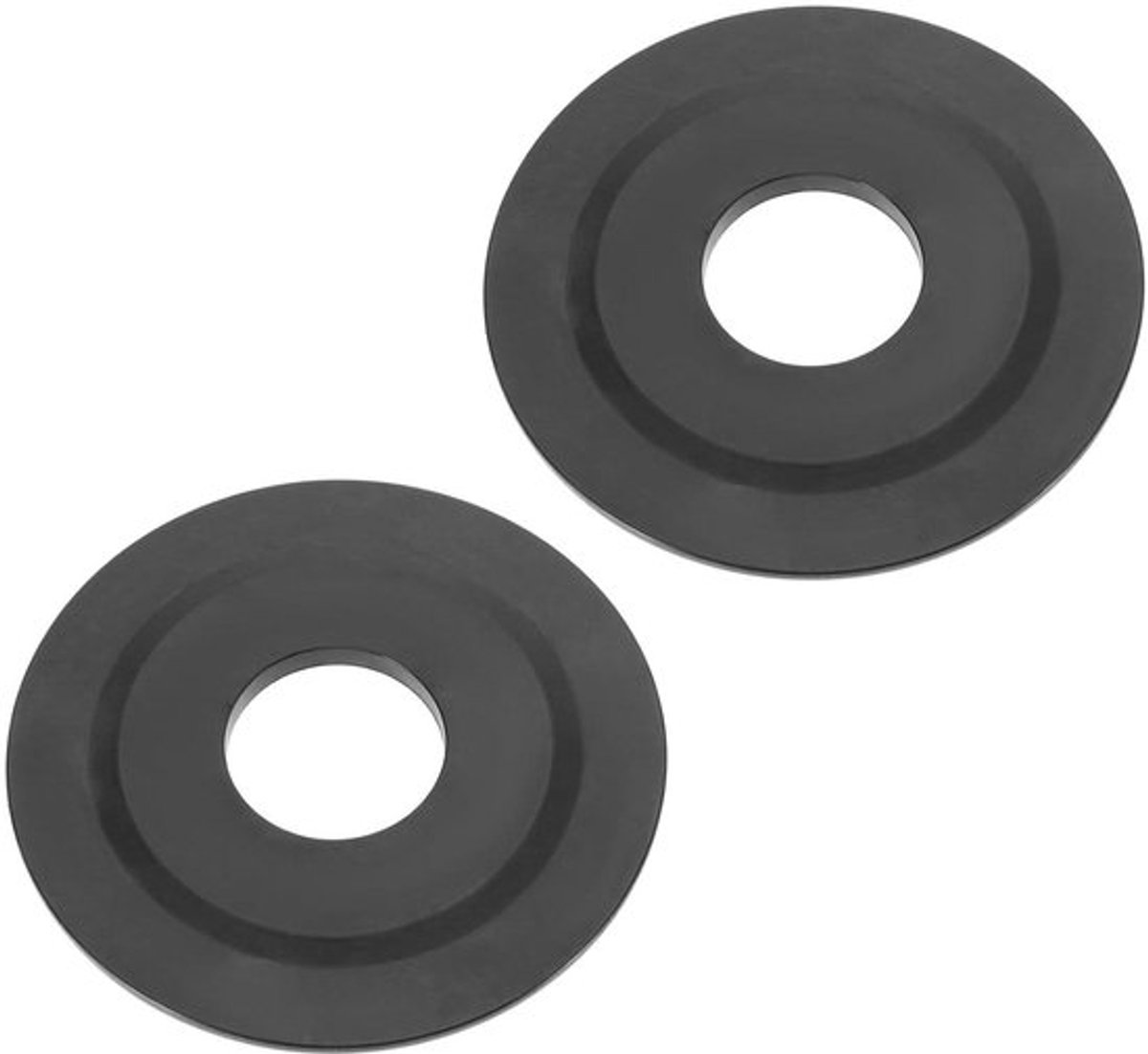 WC spoelventieldichtingen - Rubberen afdichting - 24mm binnendiameter 72mm buitendiameter - WC spoelventiel - Onderlegplaat - Compatibel met Siamp Skipper 45 Storm 33A - 2 stuks - Geschikt voor WC spoelventiel