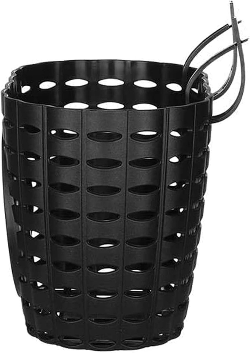 Kinderfietsmandje - Vuurwagen - 20 x 14 x 15 cm - Draagbaar Plastic met Bel - Voor Kinderen