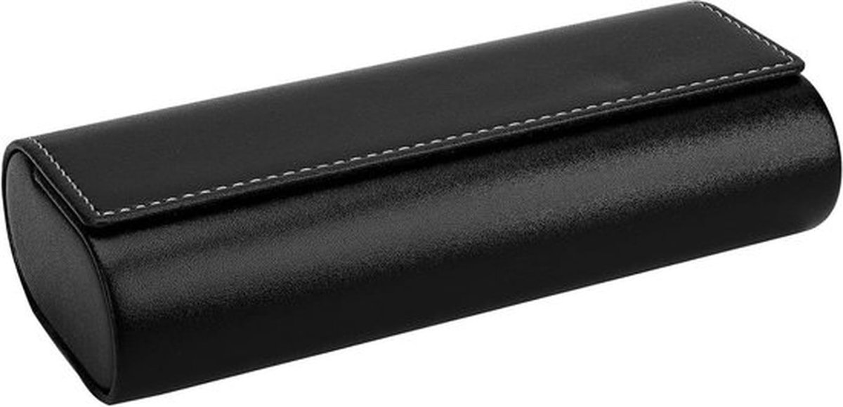 Zonnebrillenhoes - Brillenhoes - Oversized - Zwart - Reistas - Geschikt voor Rayban - Dubbele Brug Rond/Drifter Vierkant/Aviator Titanium - Grote Brillenhoes voor Zonnebrillen, Compatibel met (Zwart)