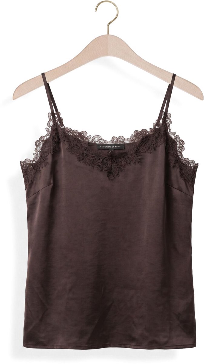 Copenhagen Muse Cmsilia-top Dames - Topjes - Bruin - Maat S