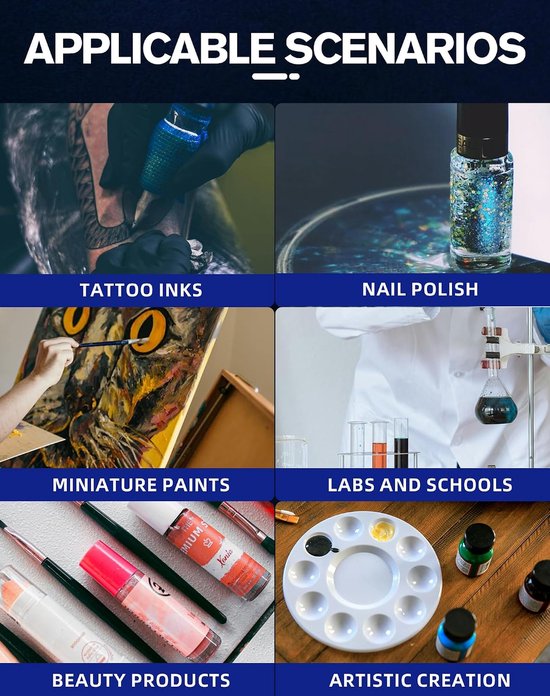 Draadloze Inkt Mixer - Laboratorium Shaker - Tattoo Inkt Mengen - Antislip Zuignappen - 50 ml container - Zwart — afbeelding 3