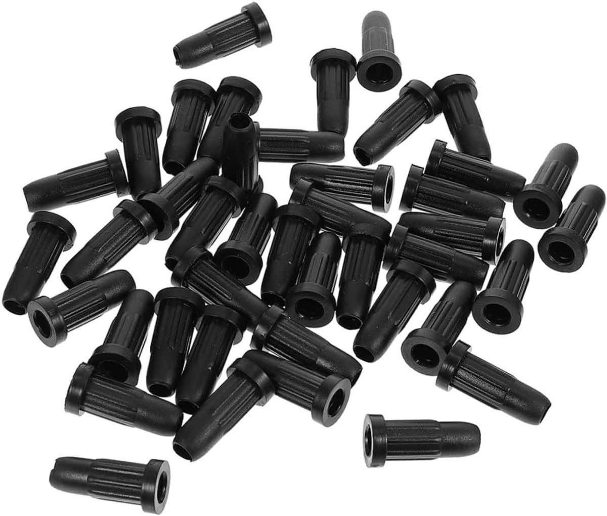 Stoelpootdoppen - Vloerbeschermers Stoel - Meubels Beschermen - Slijtvast Nylon Materiaal - 40 Stuks - Zwart