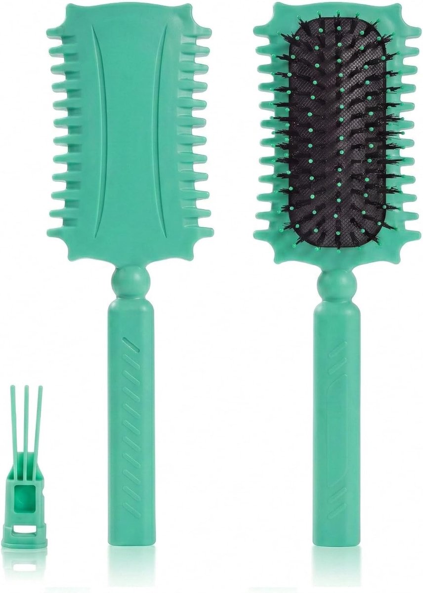 Haarborstel - Groen - 100 g - Met Wildzwijnharen - Voor Mannen en Vrouwen