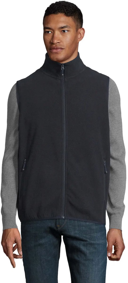 SOL'S Unisex Factor Zipped Fleece Bodywarmer L03822 - Navy - XXL